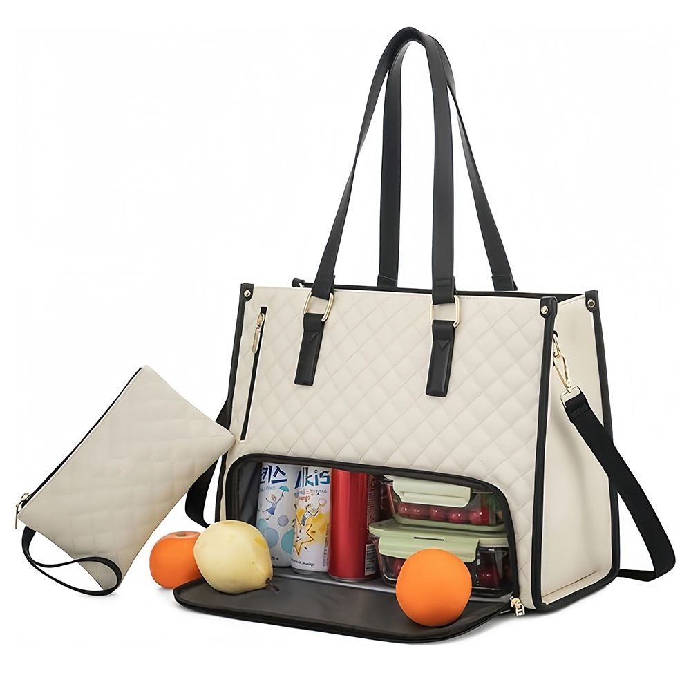 Leather Lunch Tote - Image 2
