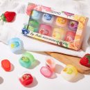 8-Piece Moisturising Lip Balm Set – Fruit Flavoured Mini Pots