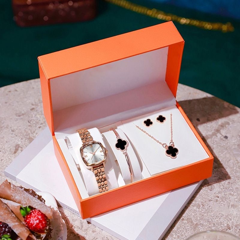 High-Quality Women's Watch, Necklace, Bracelet & Earrings Gift Set – Stylish Luxury Set - Image 2