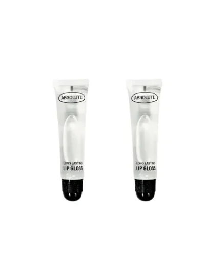 Absolute Look Clear Lipgloss 18ml (2 Pack)